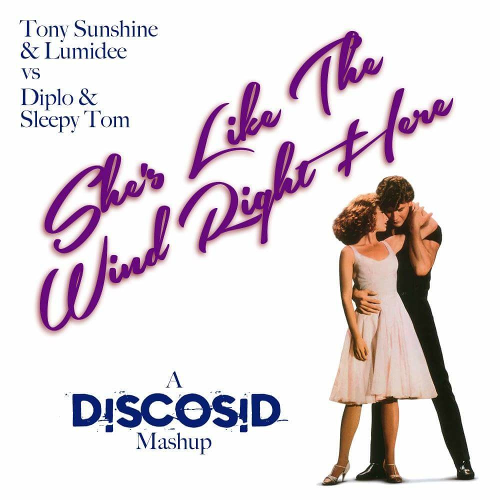 Tony Sunshine & Lumidee Vs Diplo & Sleepy Tom - She's Like The Wind Right Here (Discosid Mashup)